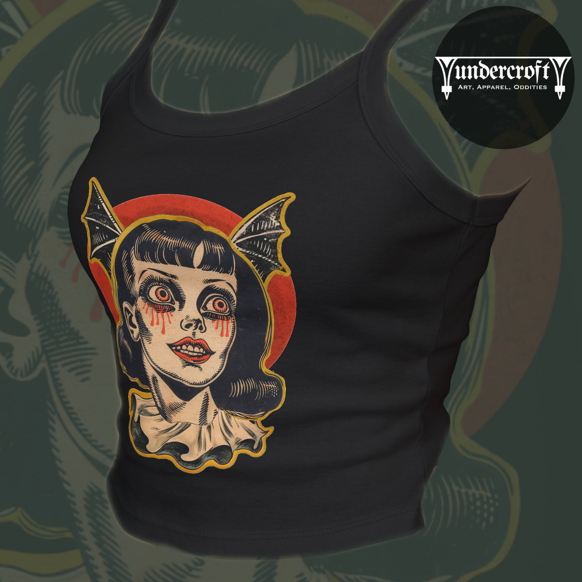 Vampire Bat Girl Tank Top