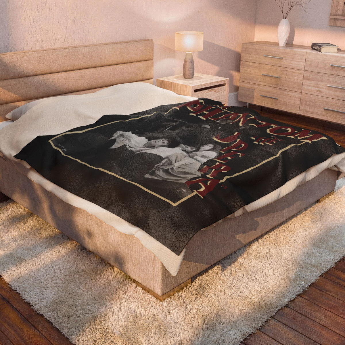Phantom of the Opera Blanket | - Vintage Horror Movie Poster