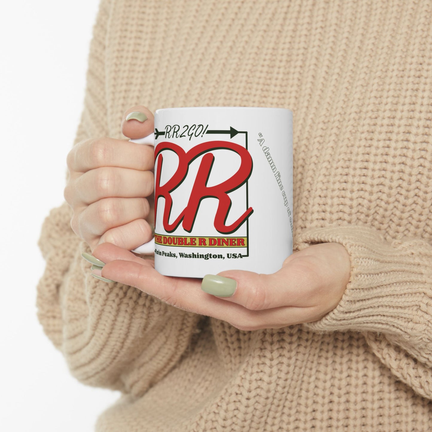 Double R  Diner Coffee Mug | Twin Peaks Merch