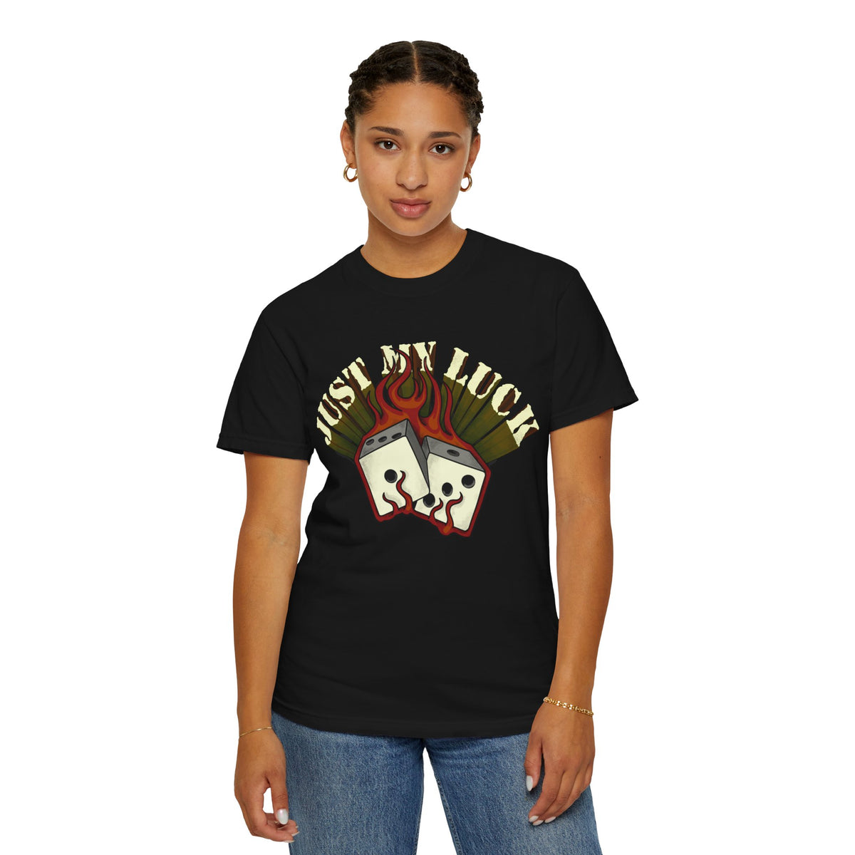 Lucky Dice Flaming T-shirt