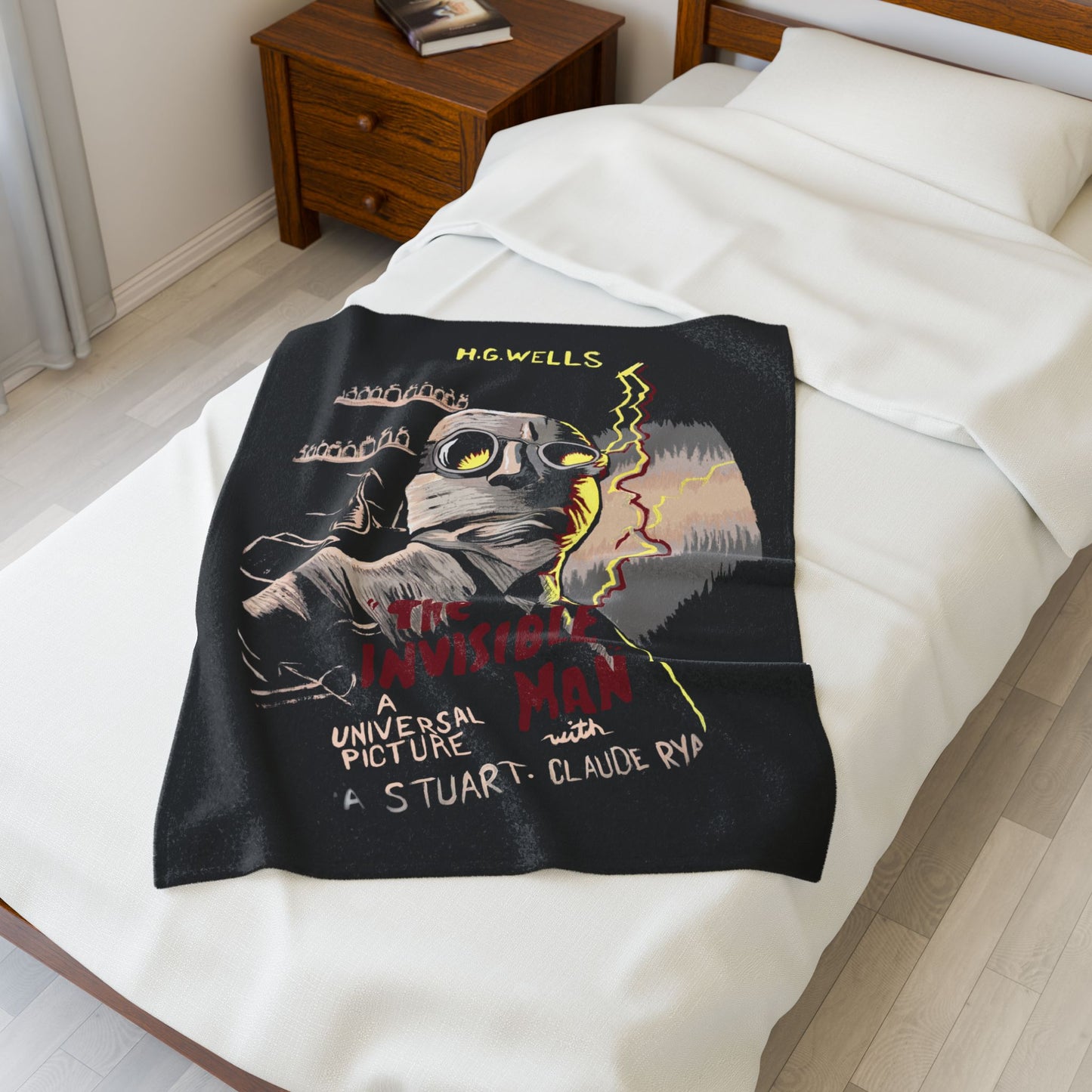 Invisible Man Blanket | Horror Movie Home Decor