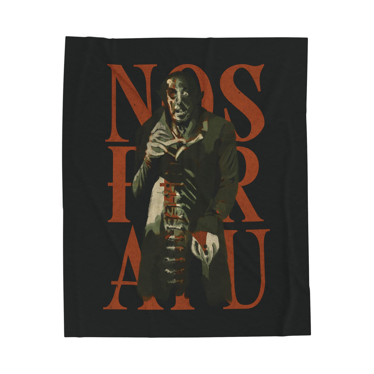 Nosferatu Plush Blanket | Halloween Horror Home Decor