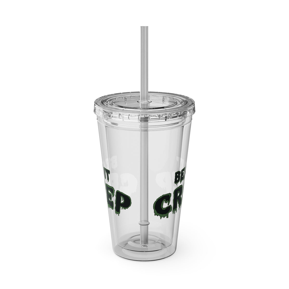 Beat It Creep Tumbler | 16oz Acrylic Straw Cup