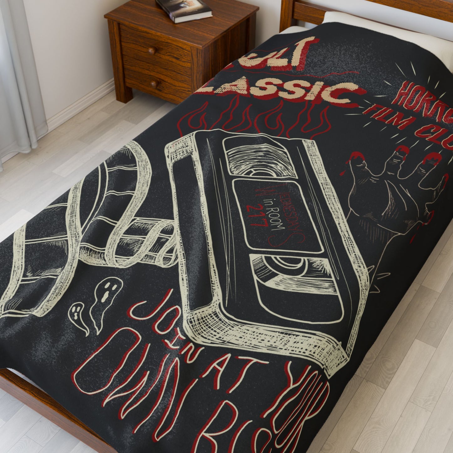 Cult Classic Horror Film Blanket