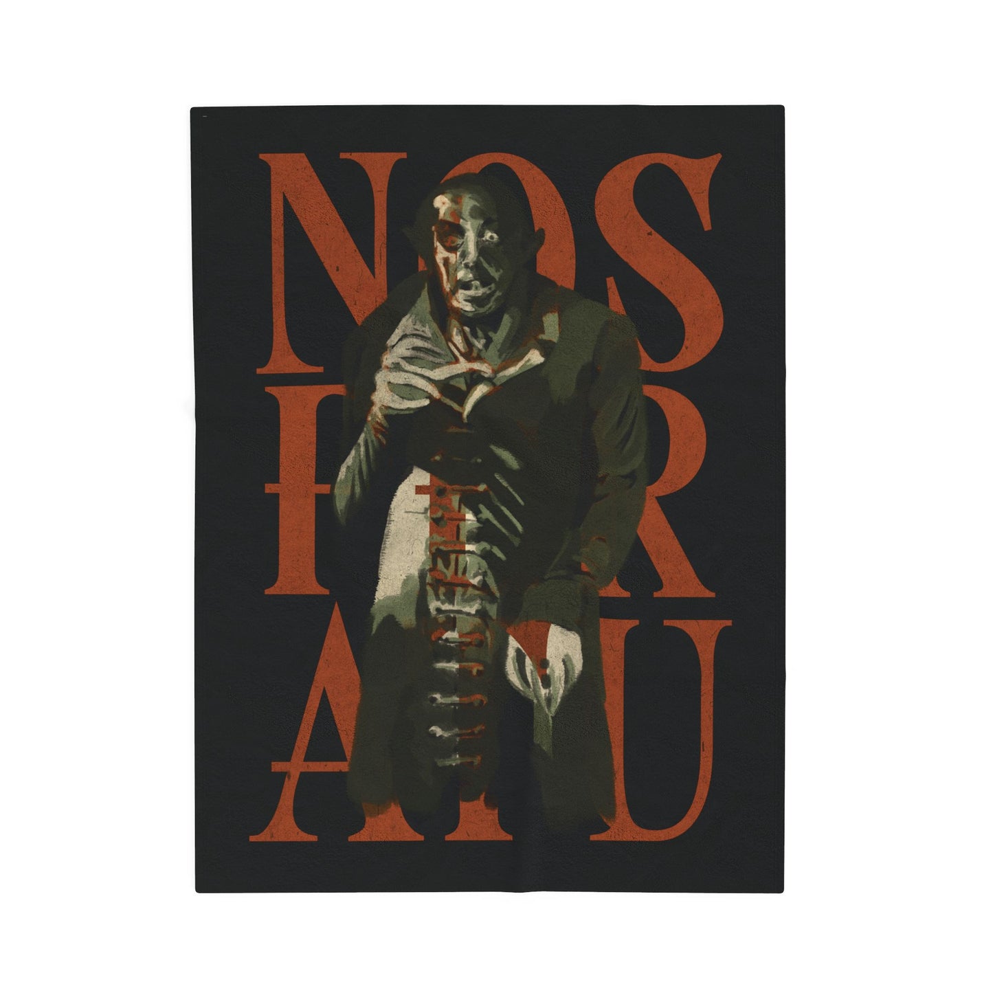 Nosferatu Plush Blanket | Classic Horror Movie Home Decor