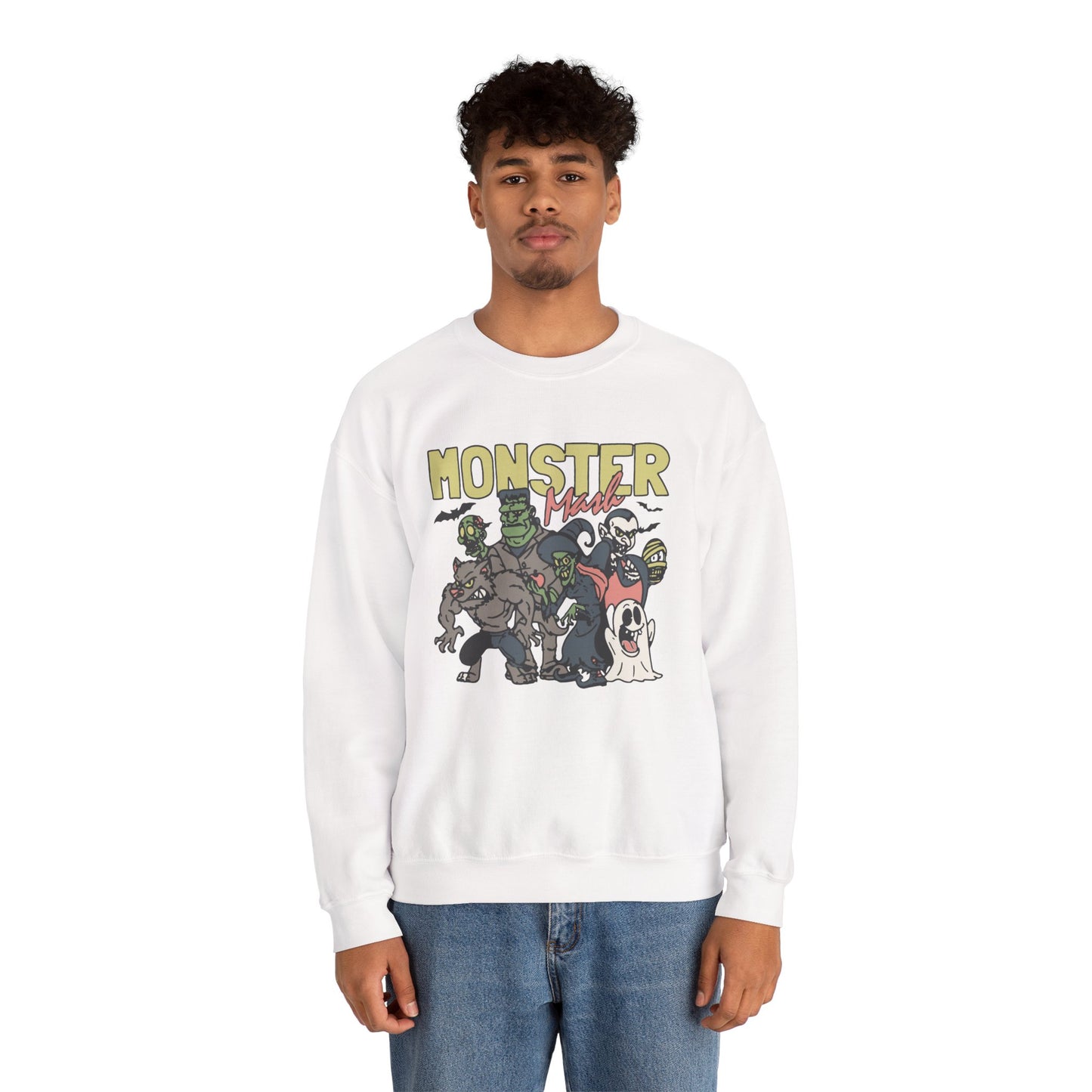 Monster Mash Crewneck Sweatshirt | Vintage Halloween Clothing
