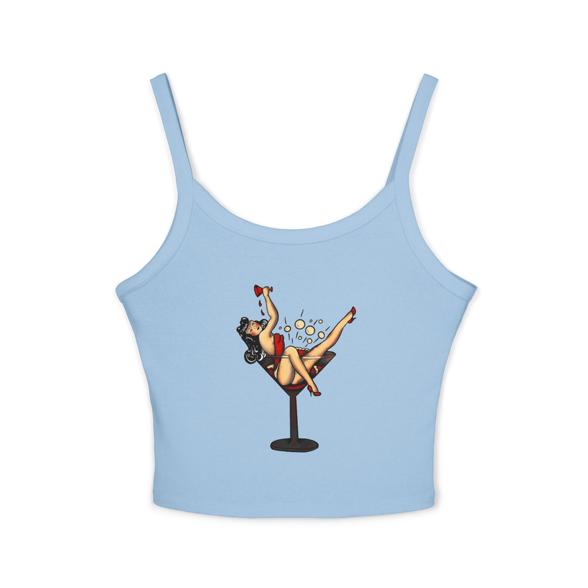 Martini Pin Up Tank Top