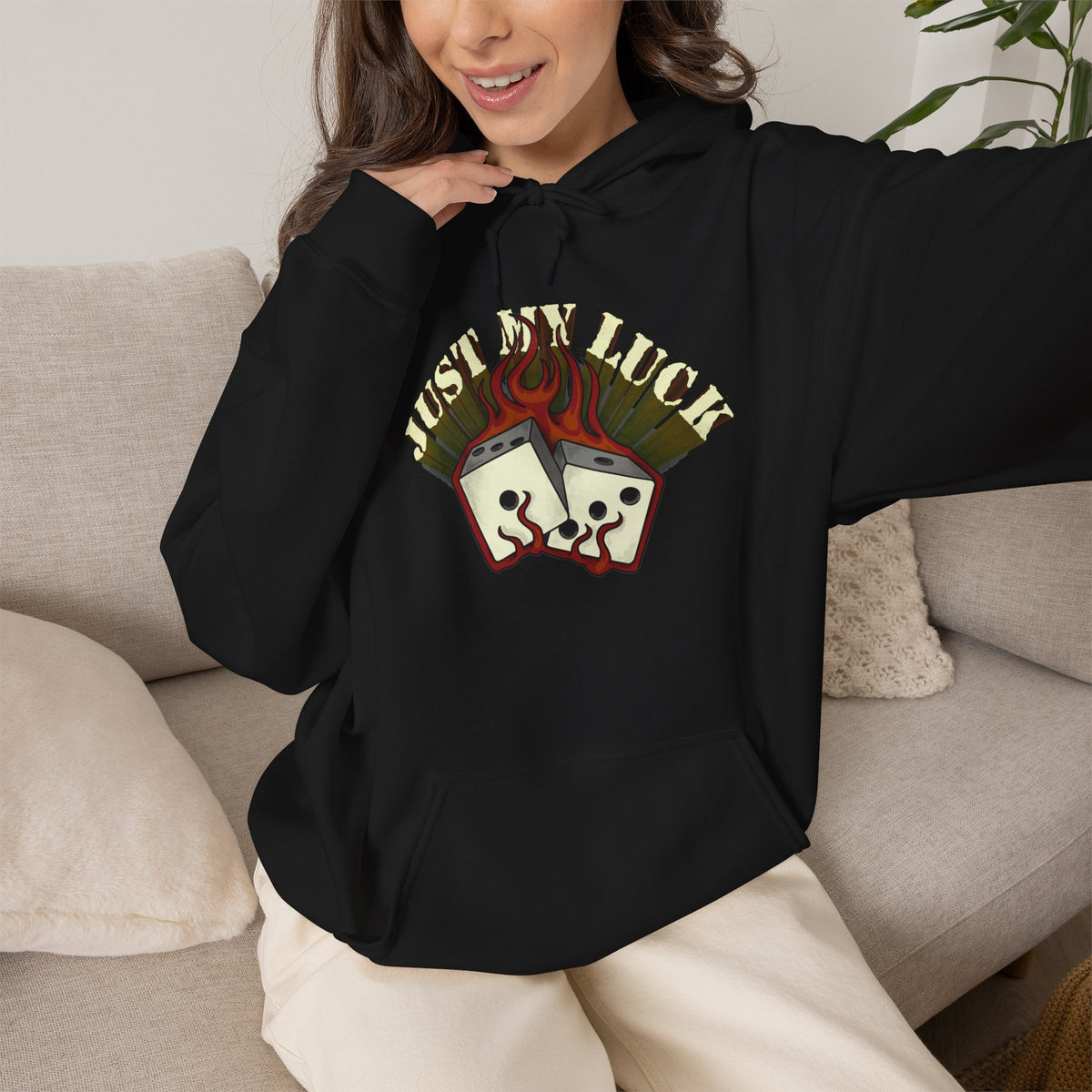 Just My Luck Dice Hoodie