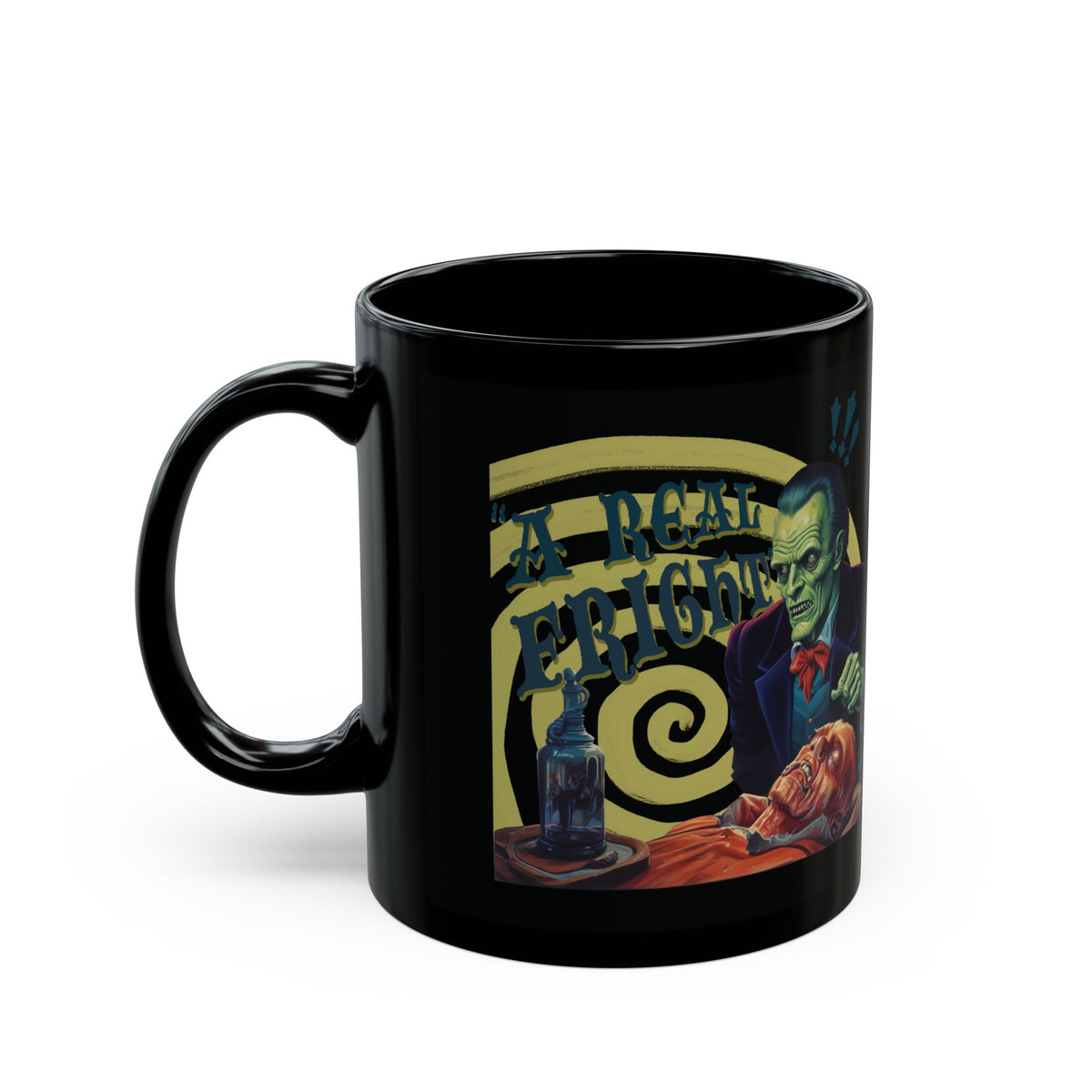 Vintage Monster Coffee Mug | Horror Illustration