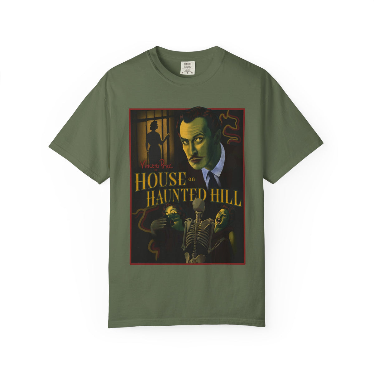 House on Haunted Hill Poster T-shirt | Vintage Horror Movie Tee