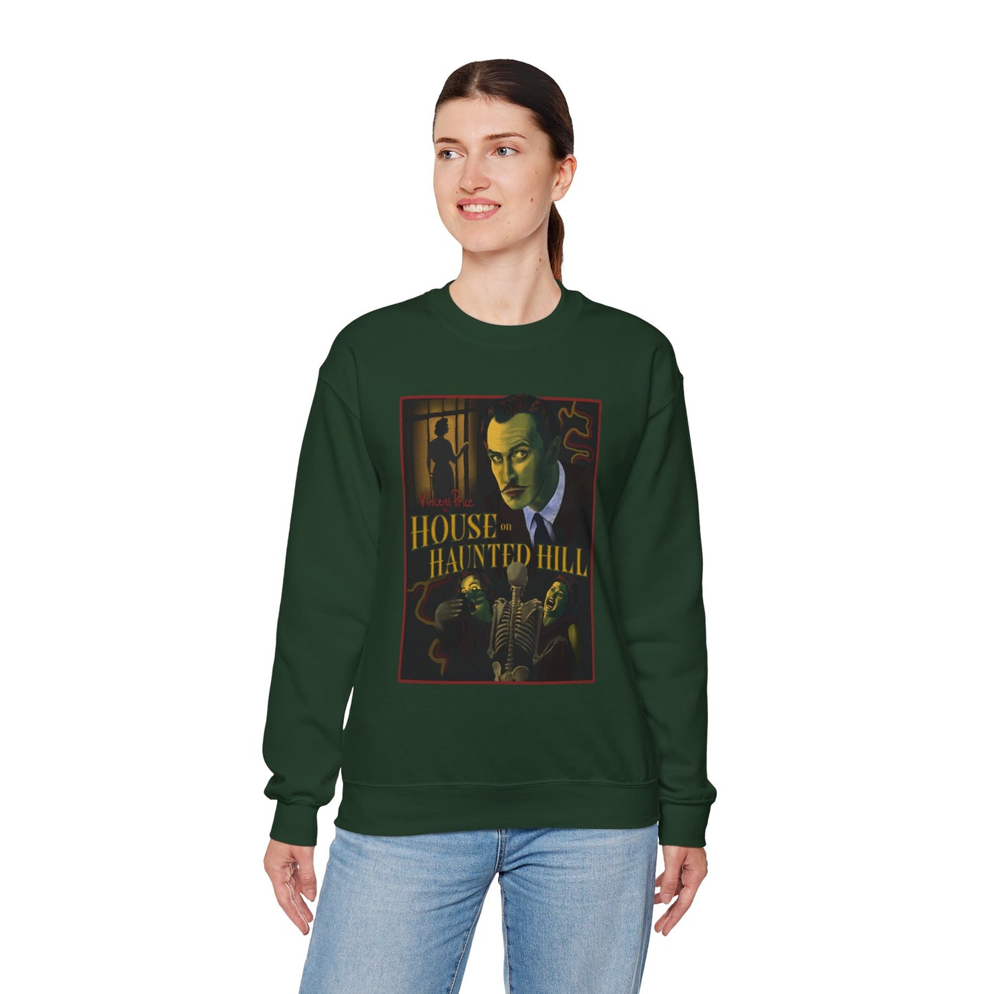 House on Haunted Hill Sweatshirt | Horror Movie Clothing
