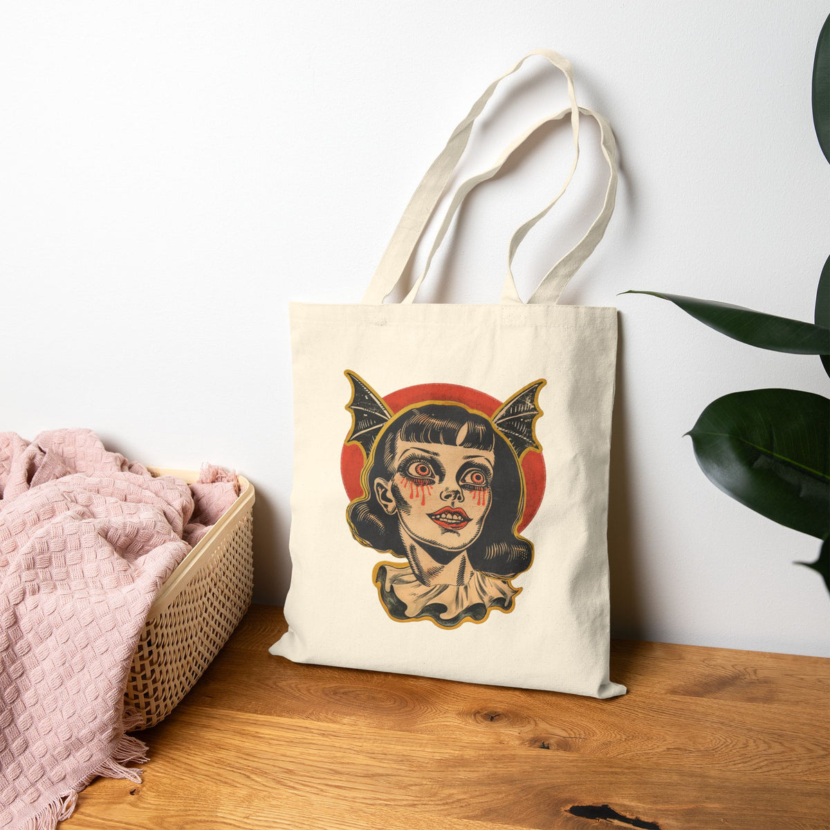 Vampire Girl Tote Bag