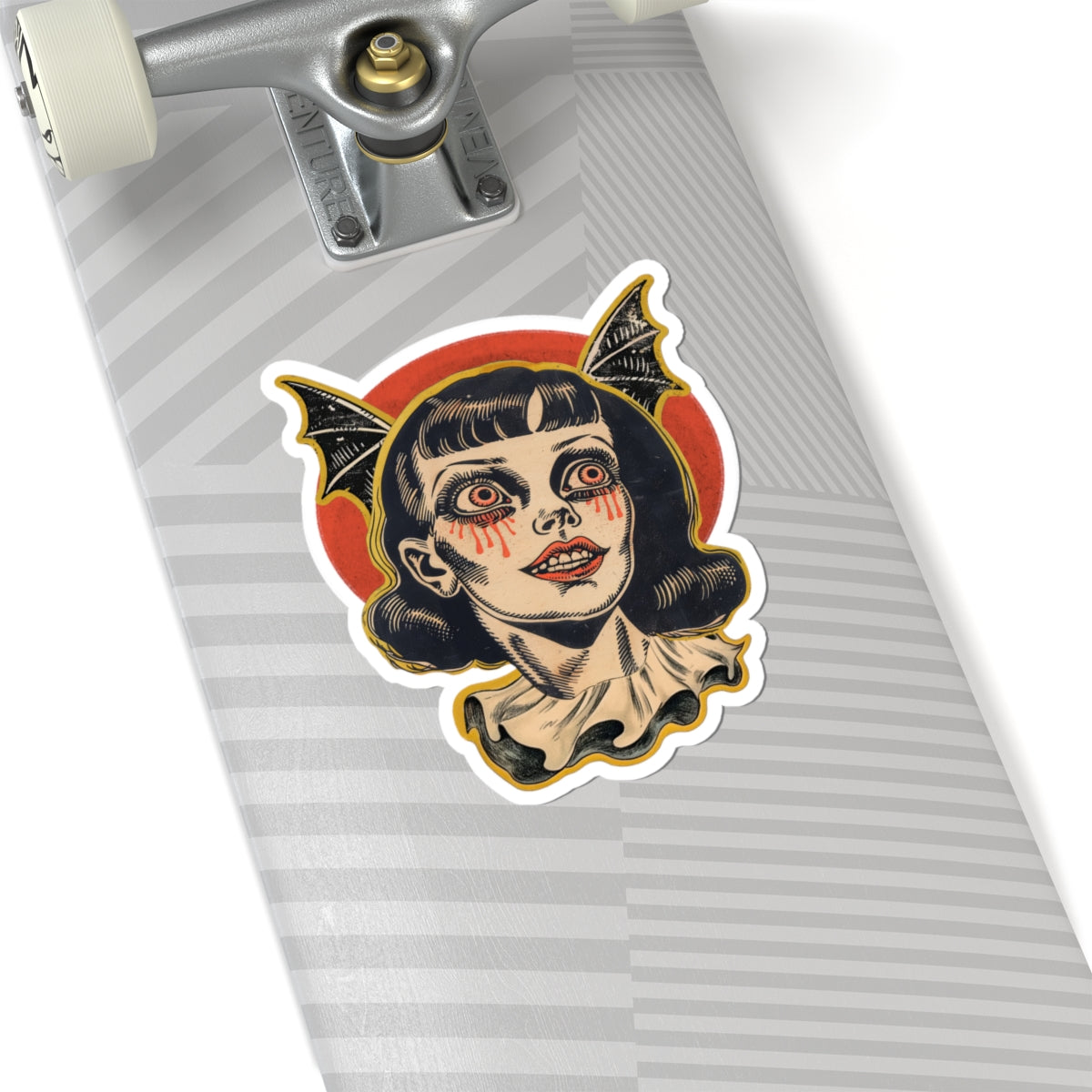 Vampire Bat Girl Sticker
