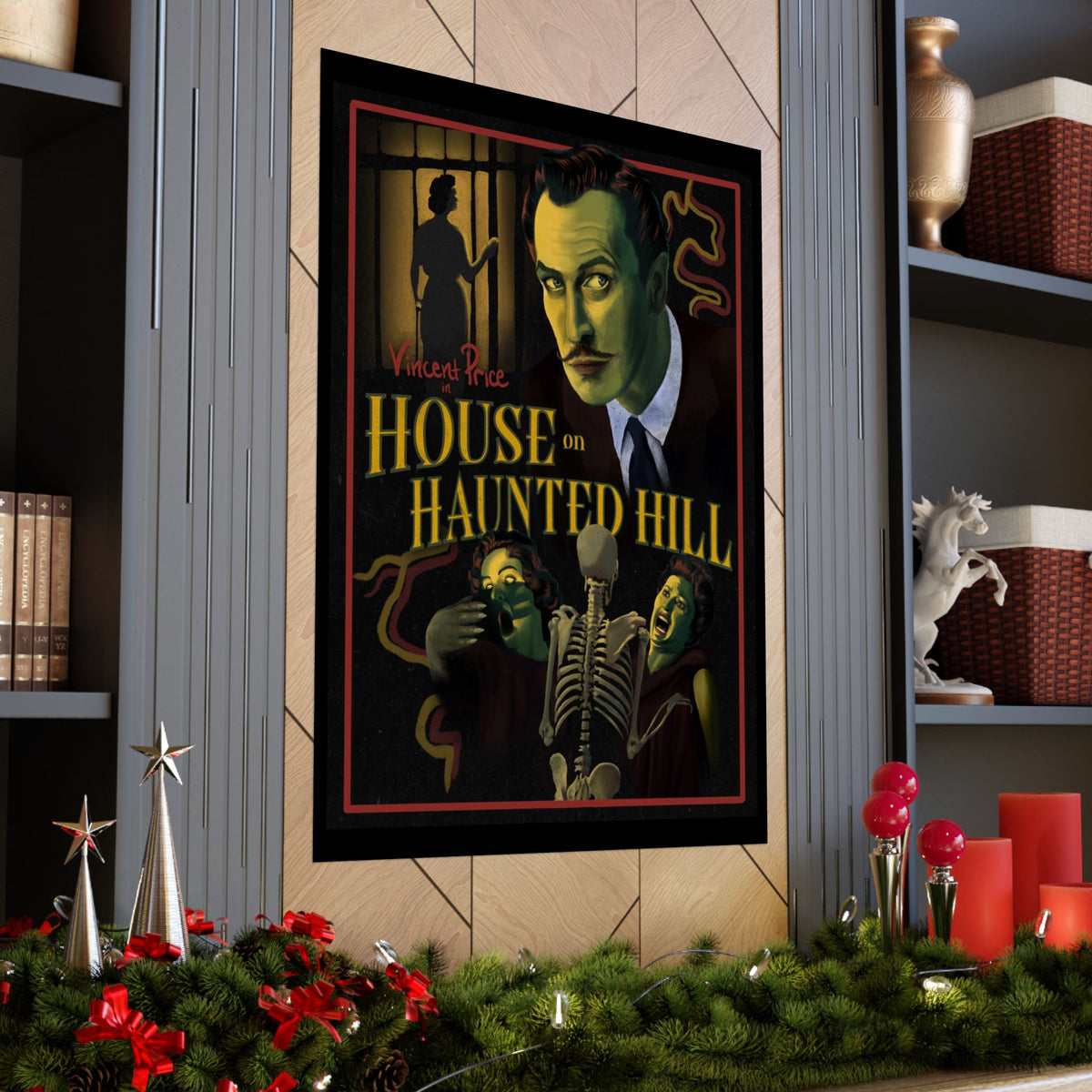 House on Haunted Hill Movie Poster | Classic Vintage Horror Film