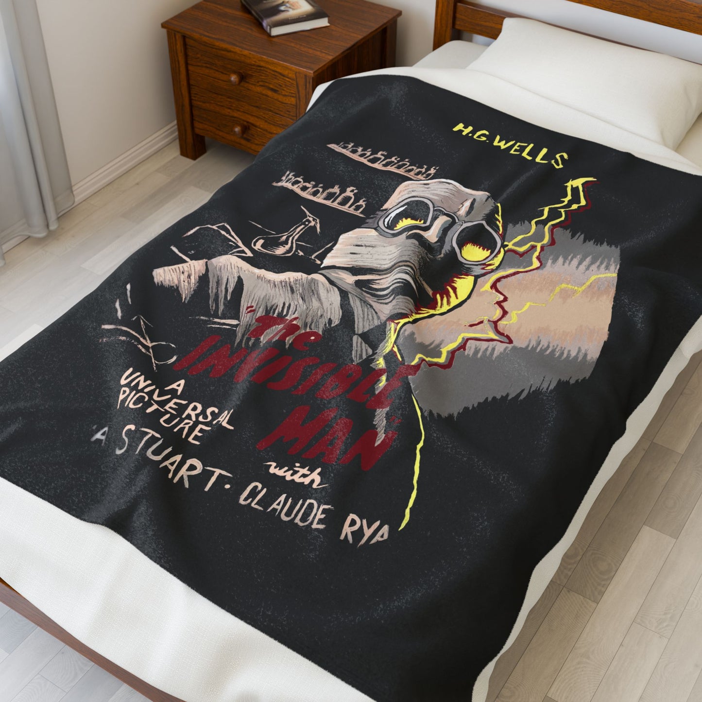 Invisible Man Blanket | Horror Movie Home Decor