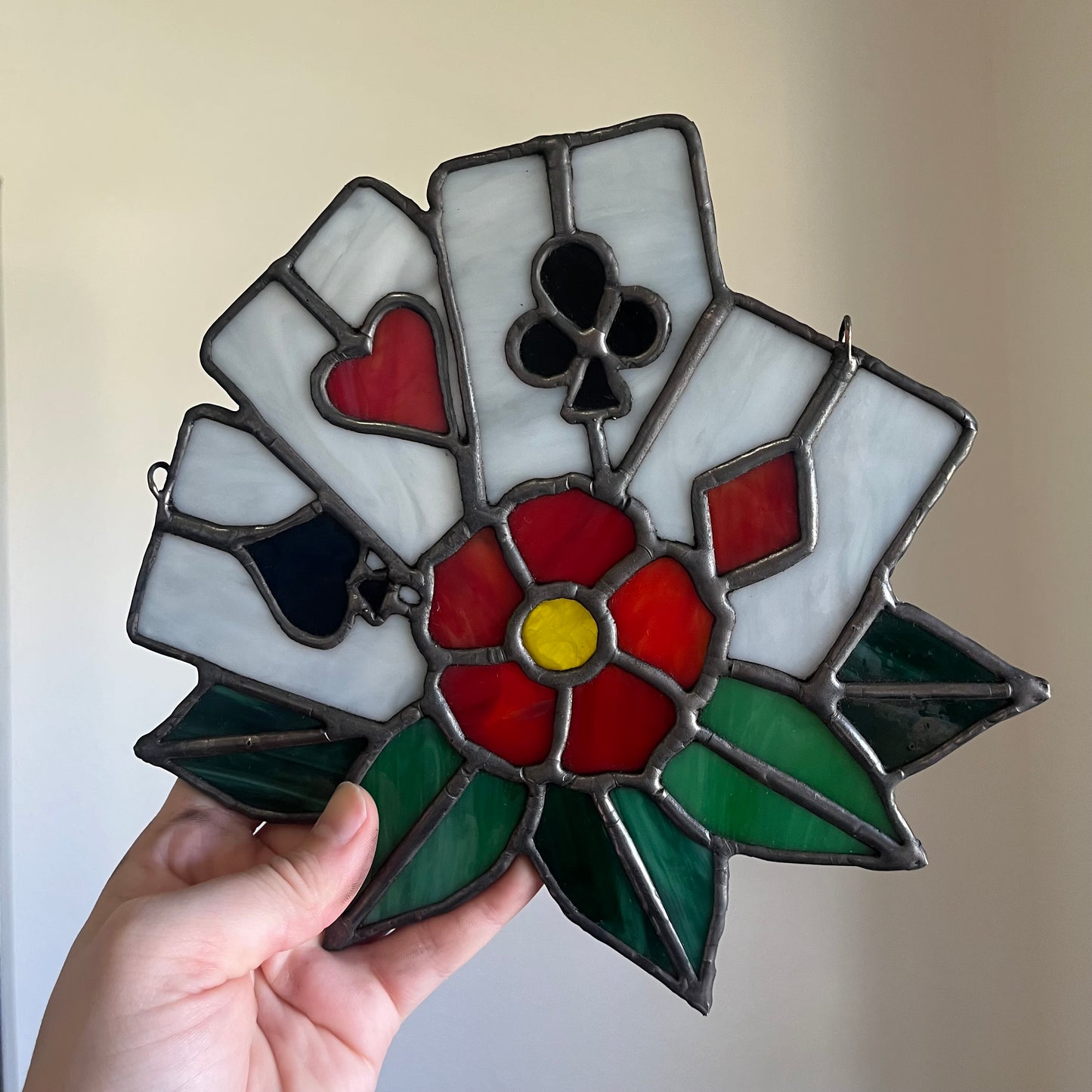 Deck of Cards Stained Glass