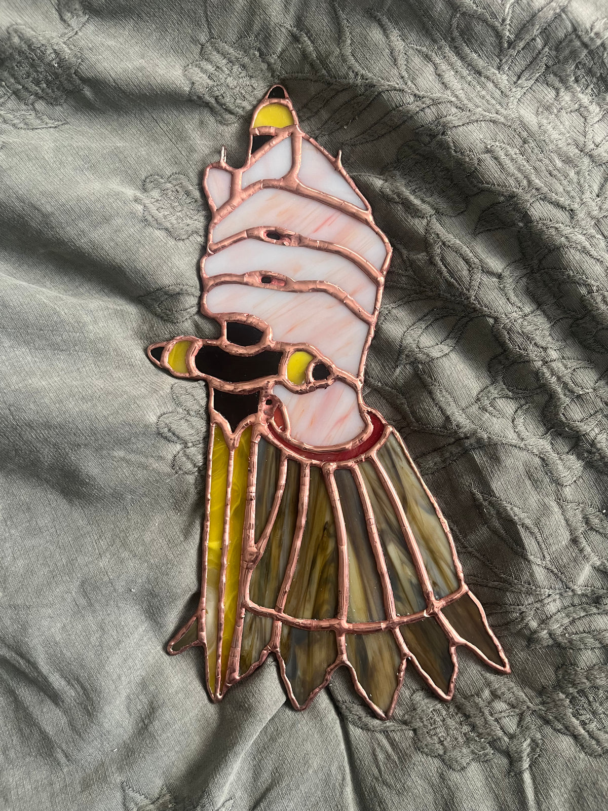 Medieval Dagger Hand Stained Glass