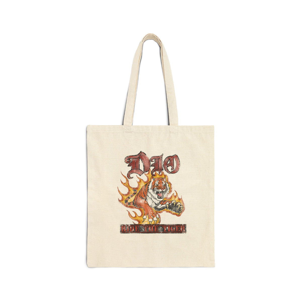 Flaming Tiger DIO Graphic Tote Bag