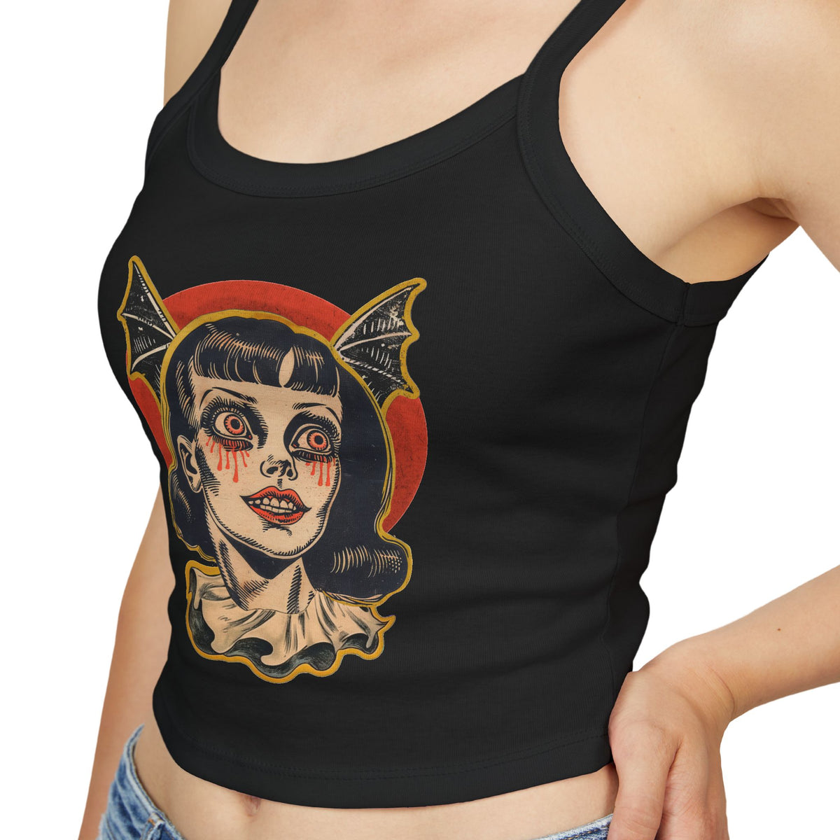 Vampire Bat Girl Tank Top