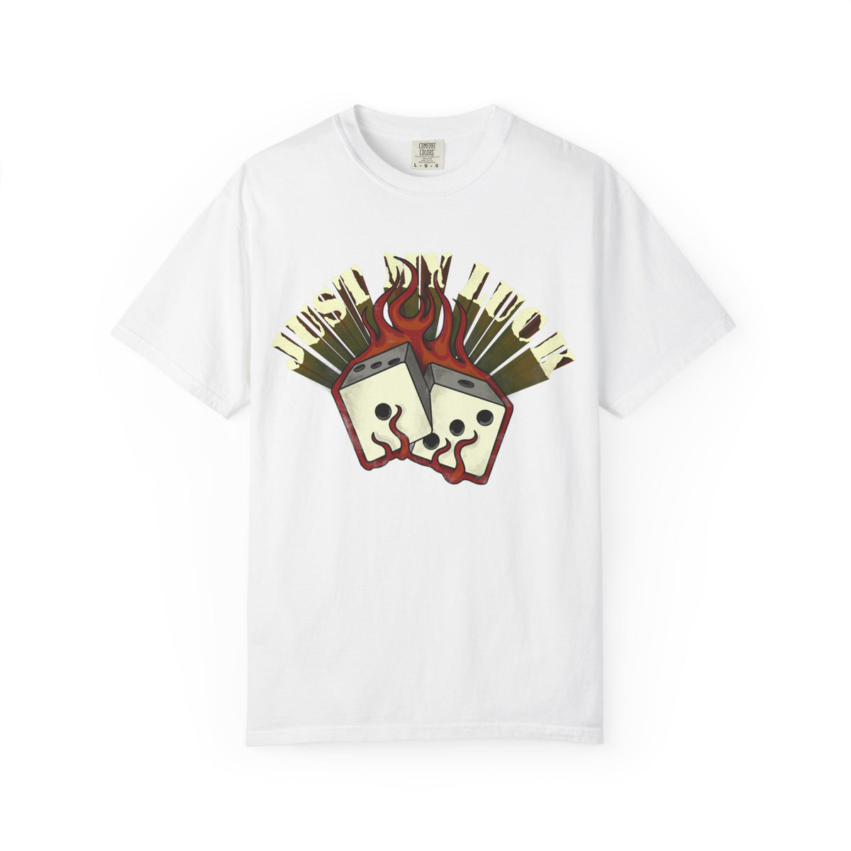 Lucky Dice Flaming T-shirt