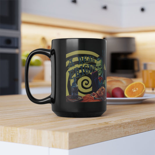 Vintage Monster Coffee Mug | Horror Illustration
