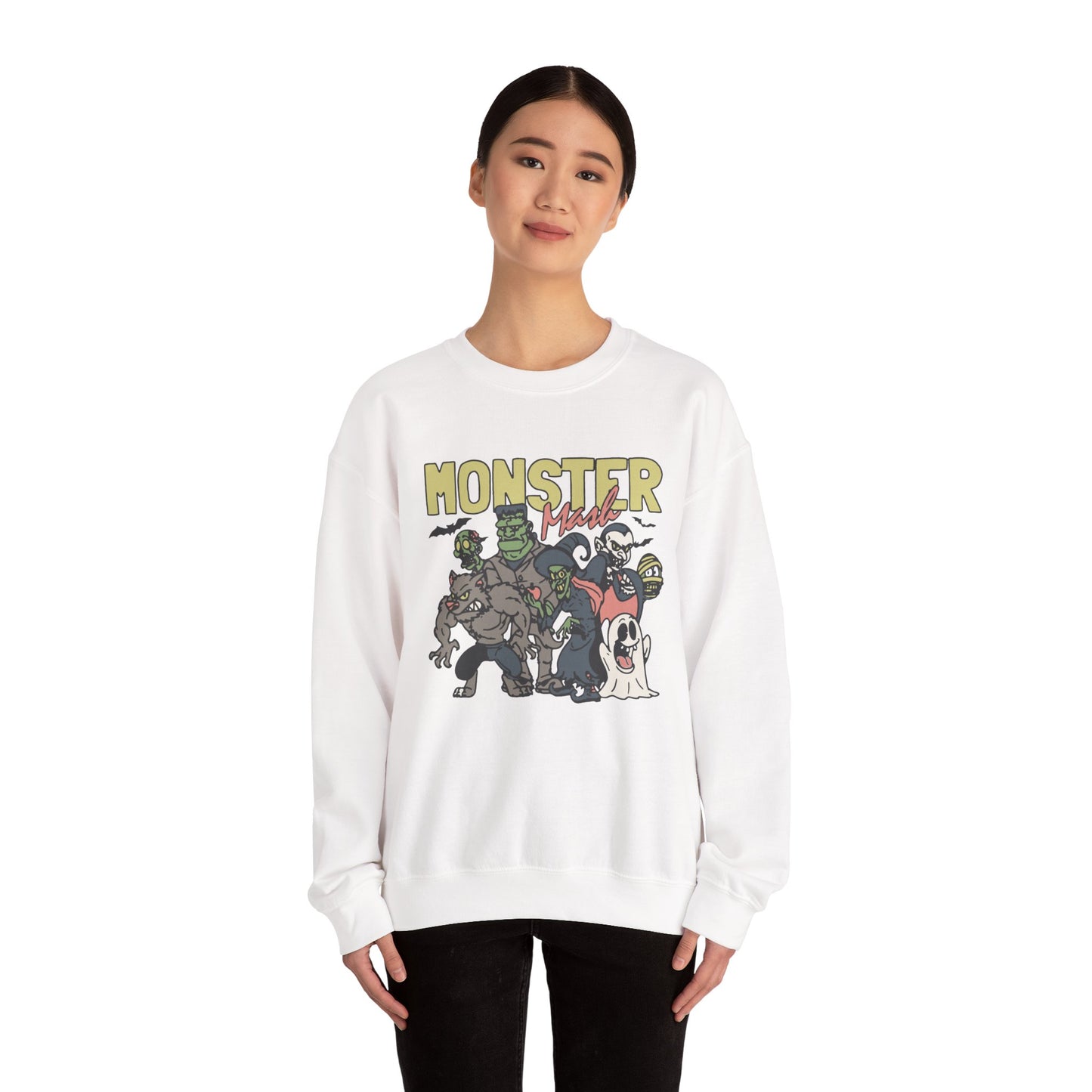 Monster Mash Crewneck Sweatshirt | Vintage Halloween Clothing