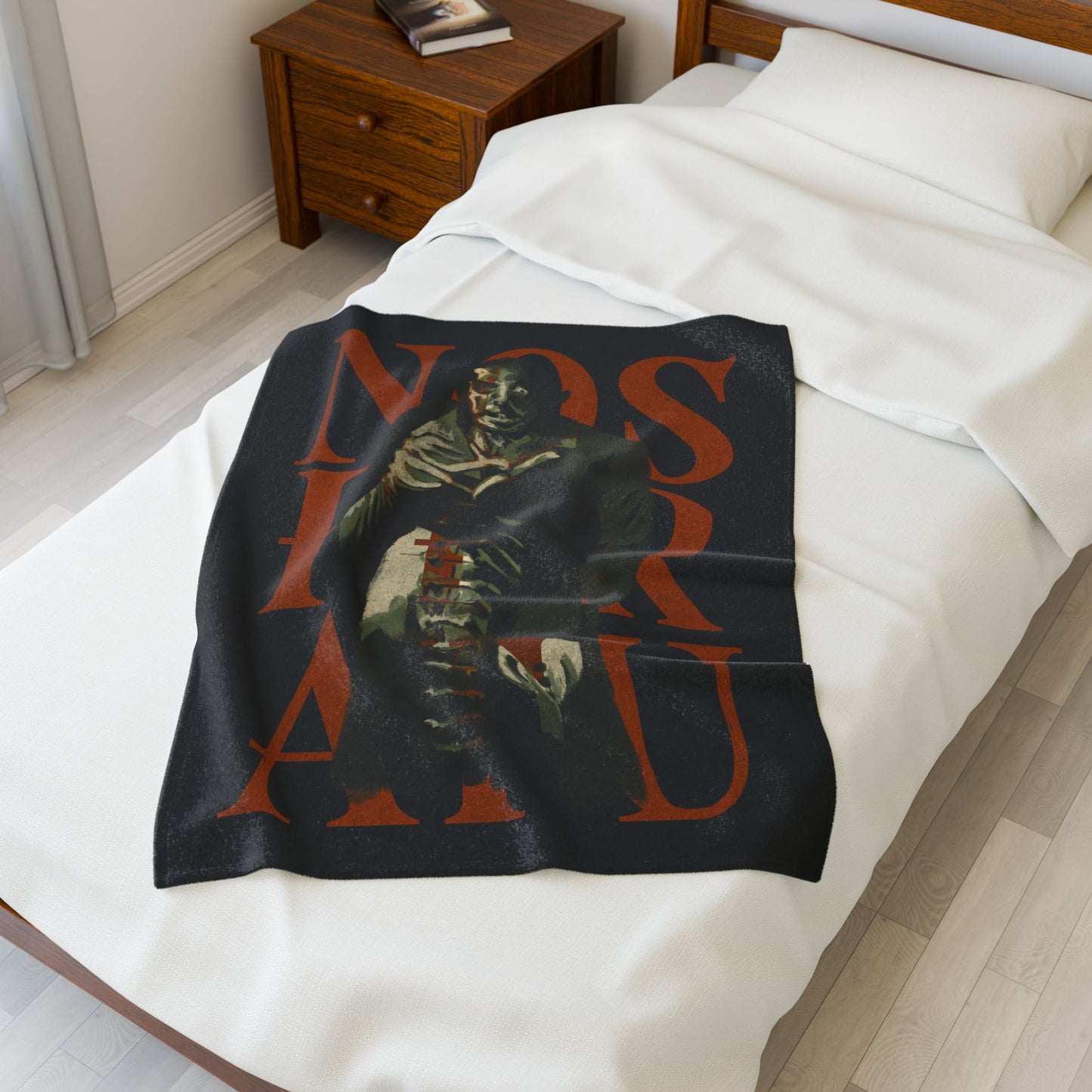 Nosferatu Plush Blanket | Classic Horror Movie Home Decor