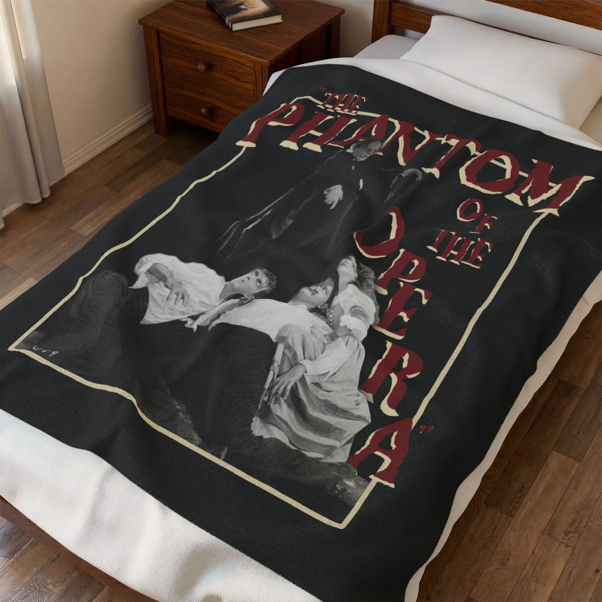 Phantom of the Opera Blanket | - Vintage Horror Movie Poster
