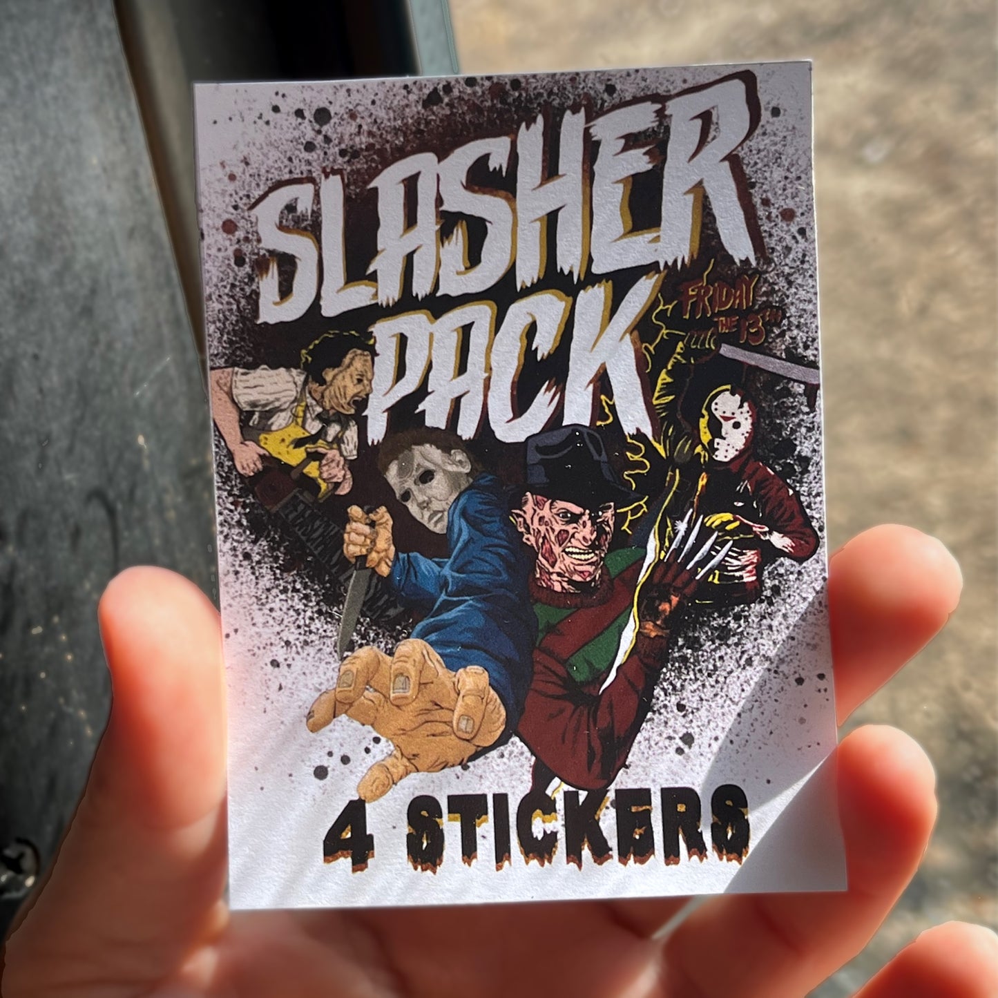 Slasher Pack | 4 Stickers