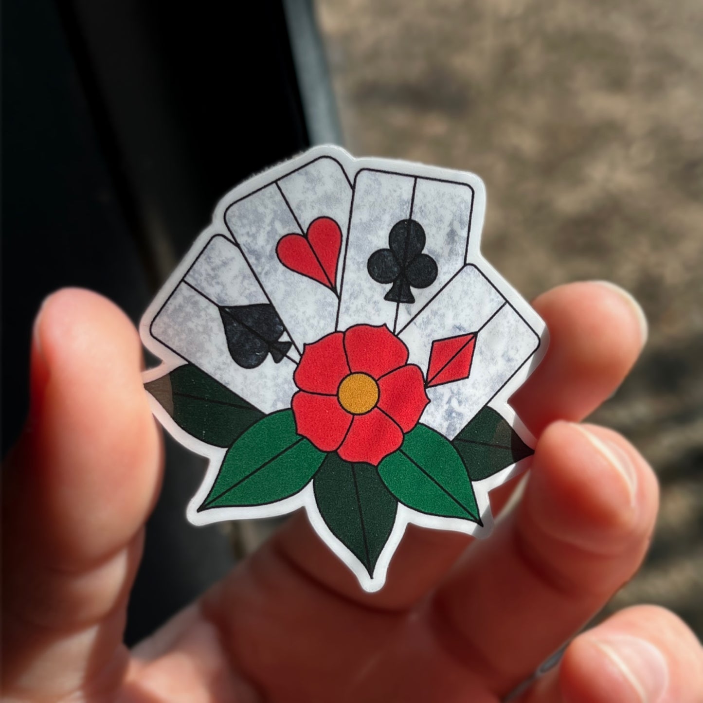 Deck of Cards Sticker
